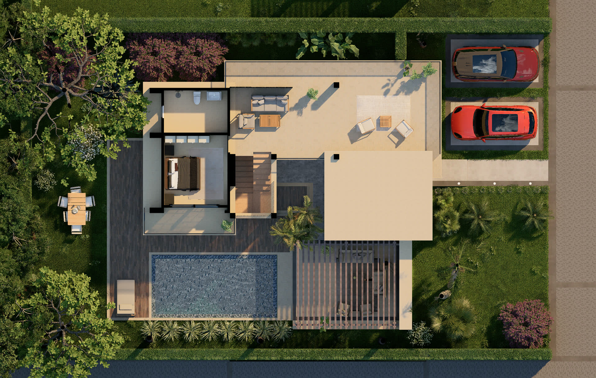 Diseño de villa contemporánea · Baruch Villages