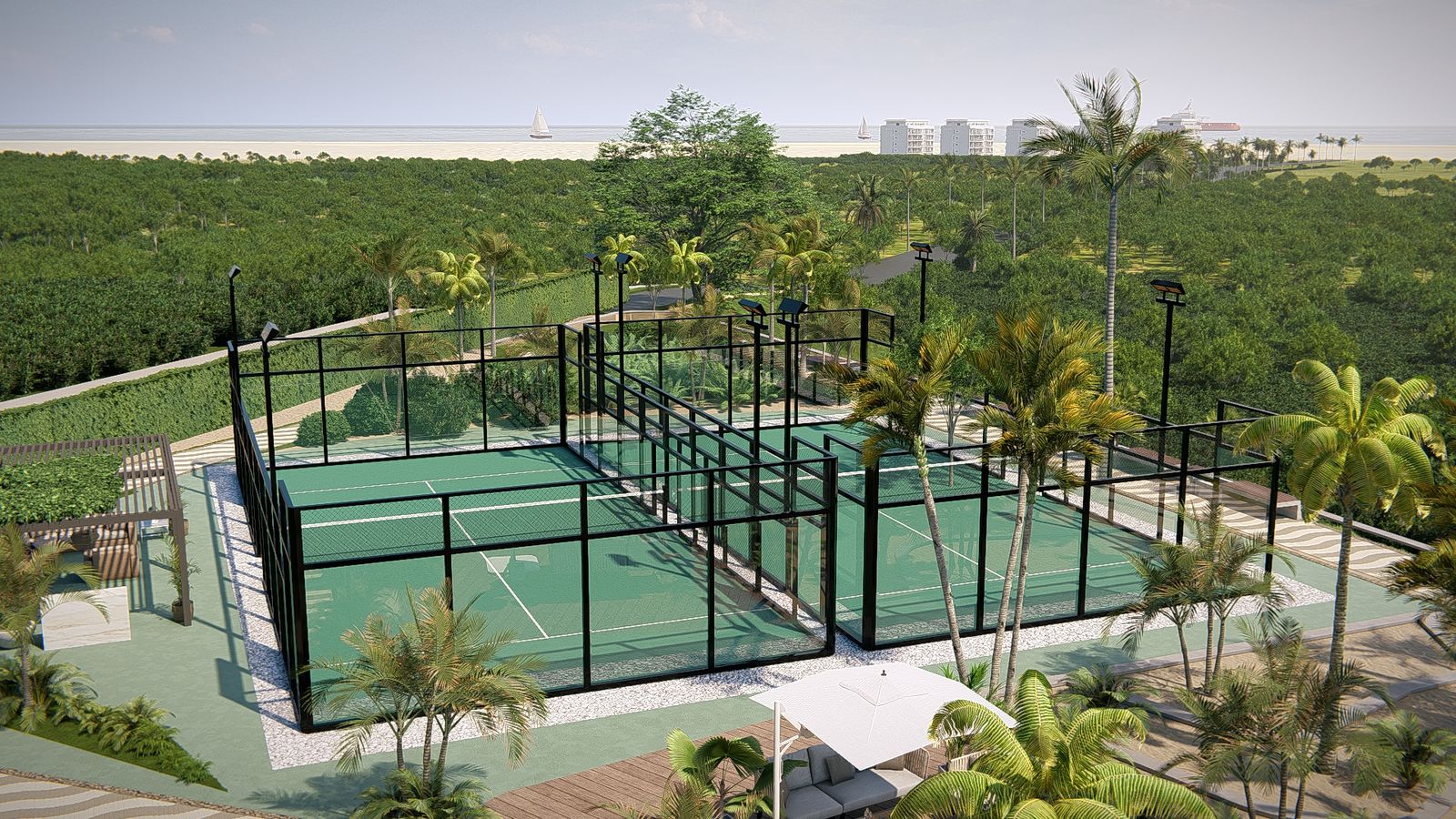 Canchas de pádel · Kapari