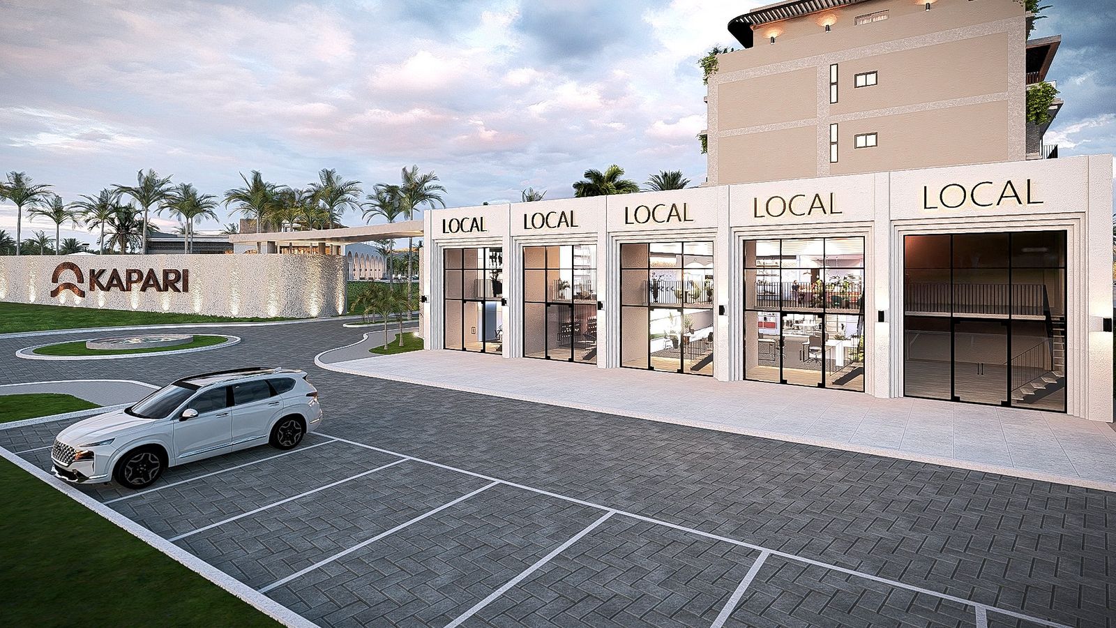 Zona comercial · Kapari