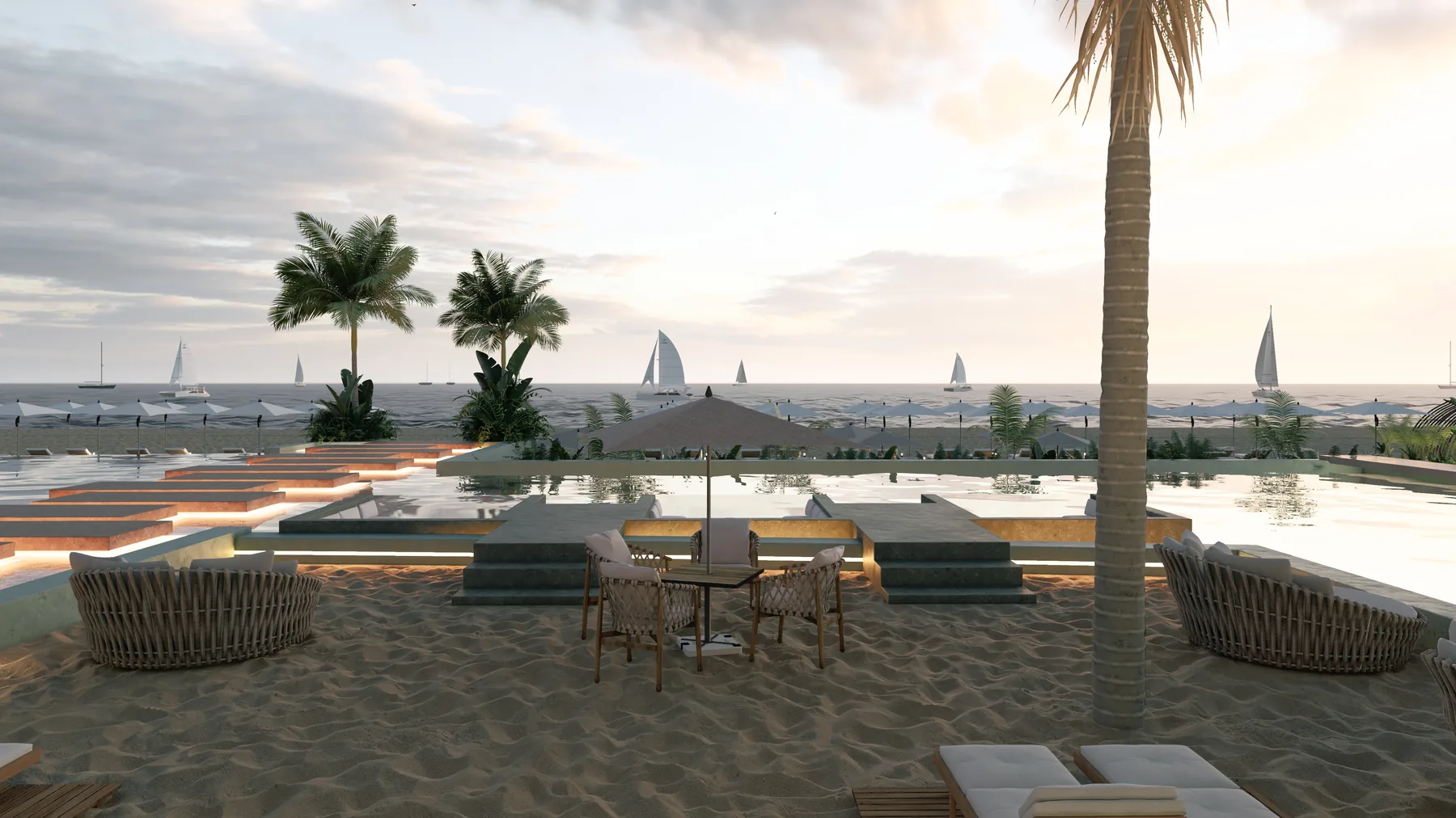 Camas lounge · Szenza