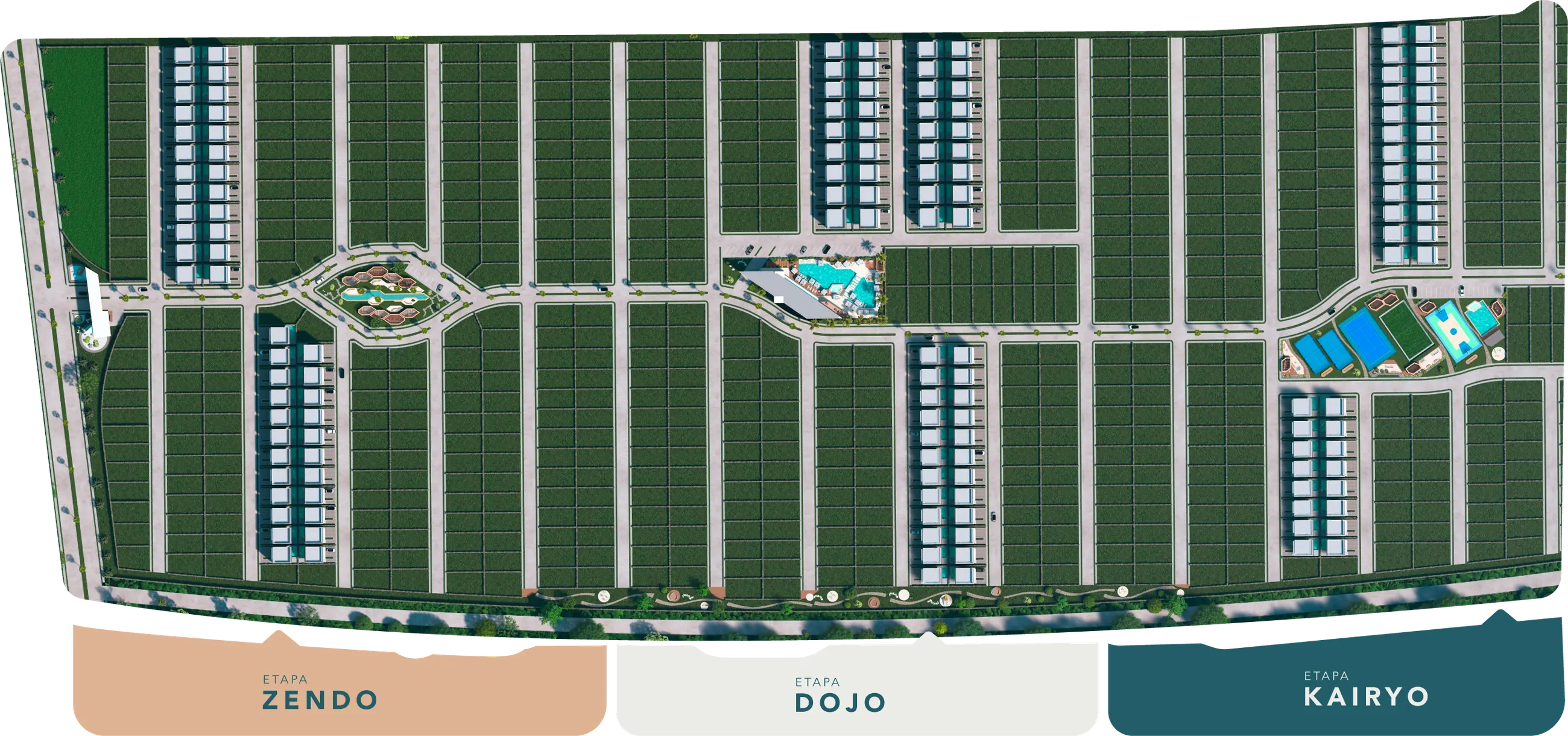 Plano de lotes de Szenza